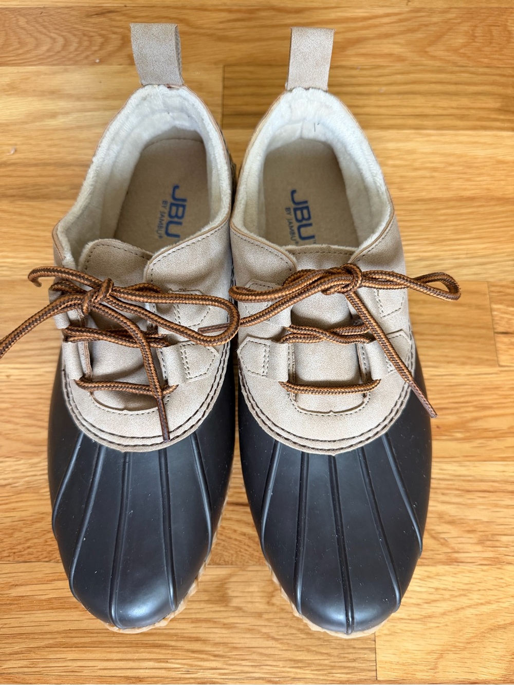 JBU by Jambu Women’s Size 10 Tan Black Duck Shoes Waterproof